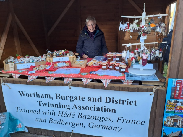 Englische Freunde erstmalig auf dem Badberger Weihnachtsmarkt